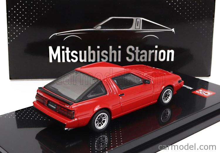Pop-race-limited Mitsubishi Starion With Driver Figure 1988 1:64 Red
