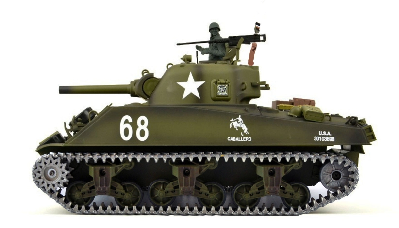 RC tank SHERMAN M4A3 1:16, BB IR