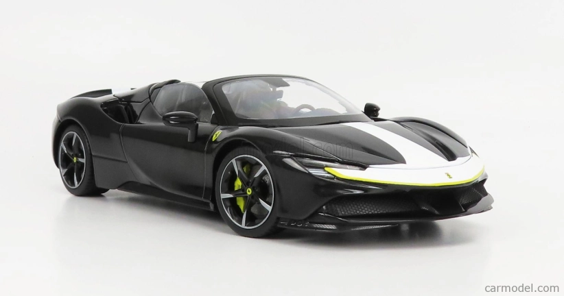 Bburago Ferrari Sf90 Stradale Spider Assetto Fiorano 2019 1:18 Black