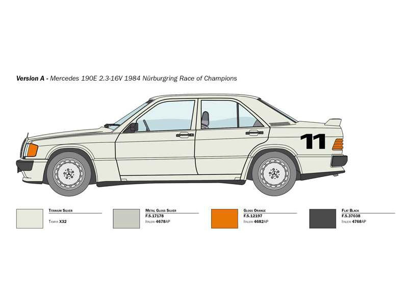 Italeri Mercedes-Benz 190E (1:24)