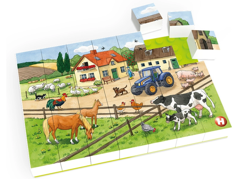 HUBELINO Puzzle – Život na farme