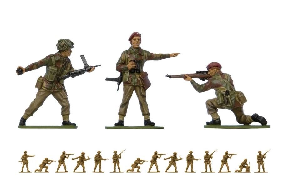 Airfix figúrky – WWII British Paratroops (1:32) (Vintage)