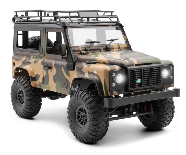 RC auto Land Rover Trail 1/12 RTR 4WD, kamufláž