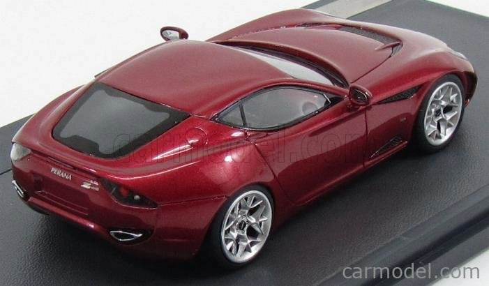 Modely v mierke Matrix Zagato Perana Z-one Coupe 2009 1:43 Red Met