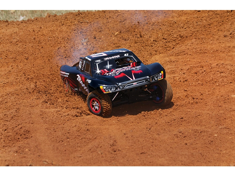 RC auto Traxxas Nitro Slayer 1:8 TQi RTR, modrá