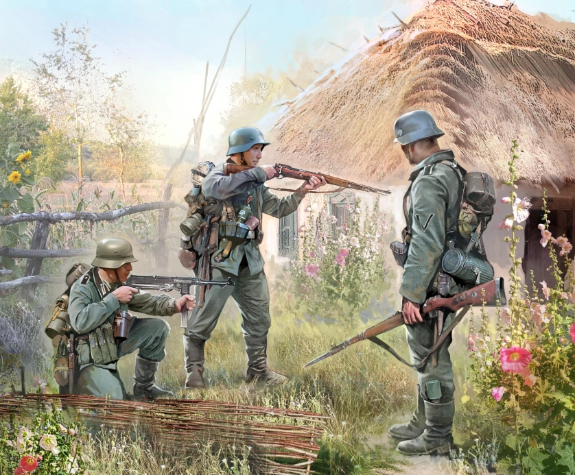 Zvezda německá pěchota z východní fronty 1941 (1:72)