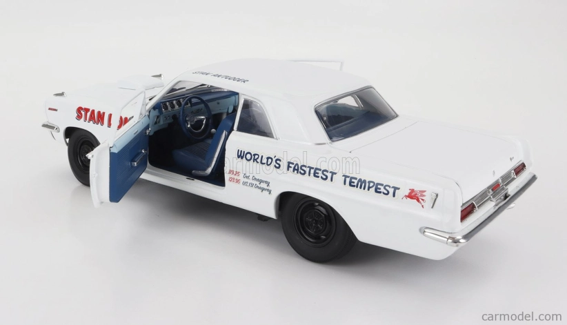 Highway61 Pontiac Tempest Stan Long Pontiac Detroit Michigan 1963 1:18 Bílá