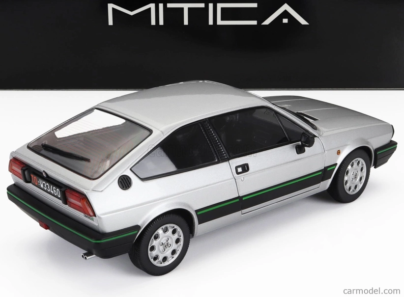 Mitica-diecast Alfa romeo Alfa Romeo Sprint 1.5 Quadrifoglio Verde 1983 1:18 Grigio Nisida Met Grey