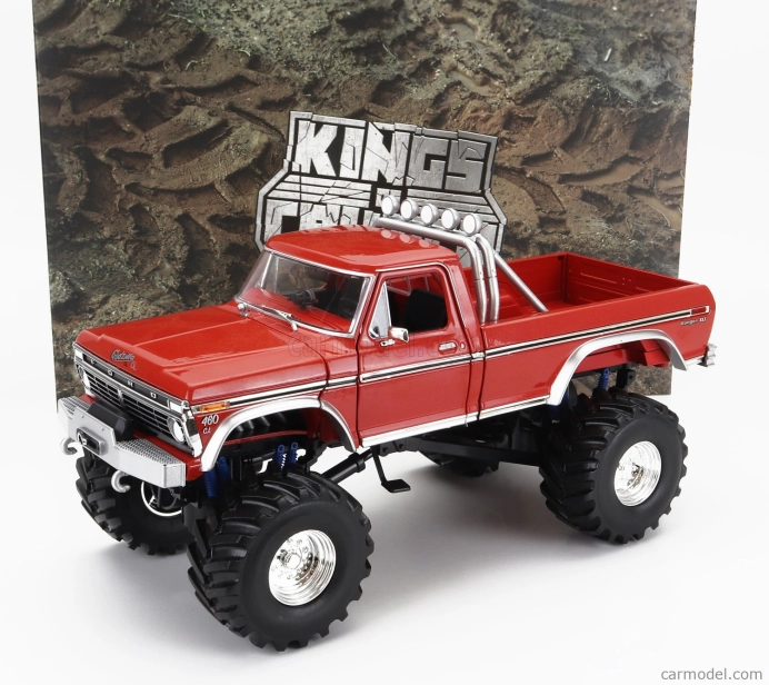 Greenlight Ford USA F-250 Monster Truck Godzilla 1974 1:18, červená