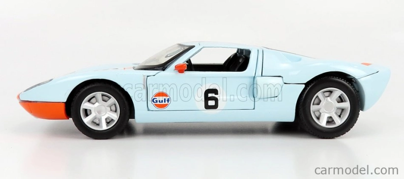 Motor-max Ford usa Gt Gulf N 6 1968 1:24 Světle Modrá Oranžová