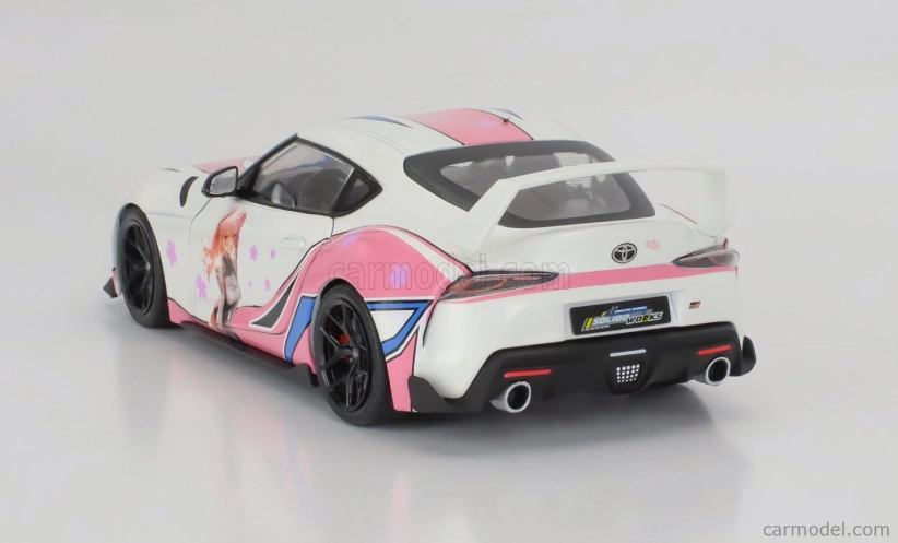 Solido Toyota Supra Gr Itasha 2024 1:18 Bílá Růžová