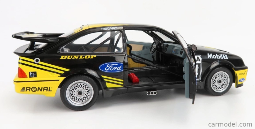 Solido Ford england Sierra Rs500 Cosworth N 44 24h Nurburgring 1989 V.weidler 1:18 Black Yellow