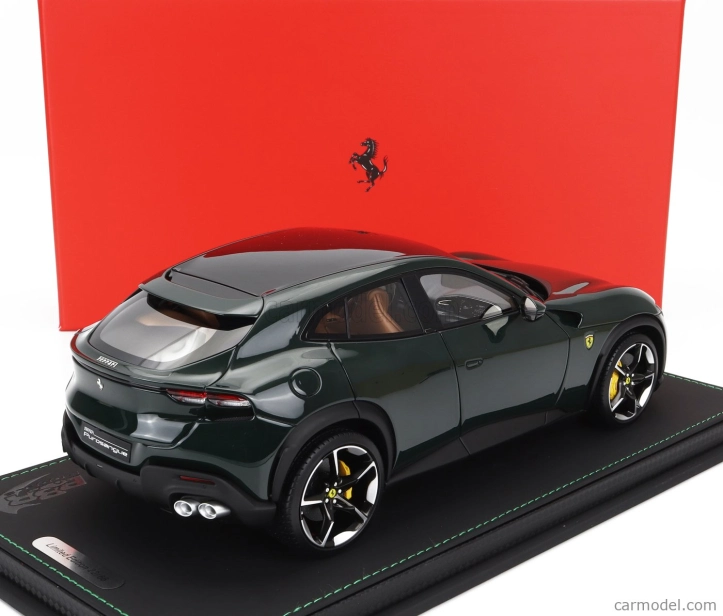Bbr-models Ferrari Purosangue Suv 2022 - Con Vetrina - S vitrínou 1:18 Verde - British Racing Green