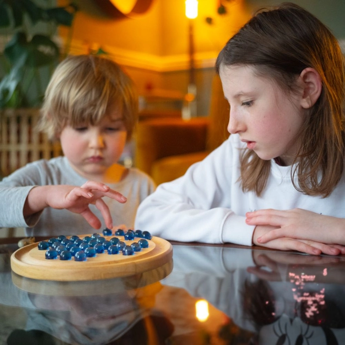 Bigjigs Toys Dřevěný solitér - poškozený obal