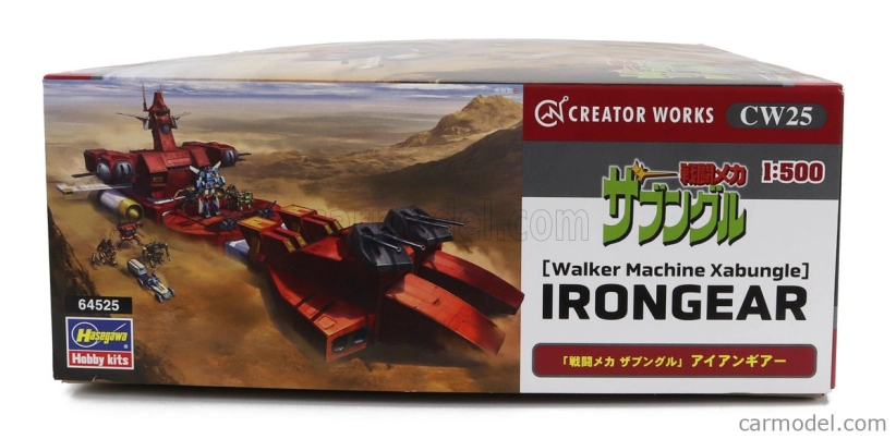 Hasegawa Tv séria Robot Walker Machine Irongear 1982 1:500 /