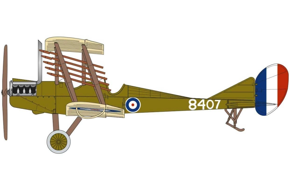 Classic Kit lietadlo A02101 – Royal Aircraft Factory BE2C (1:72)