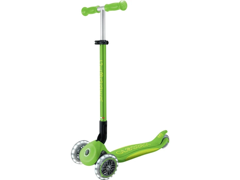 Globber - Koloběžka Primo Plus Lights V2 skládací Blue/Emerald Green