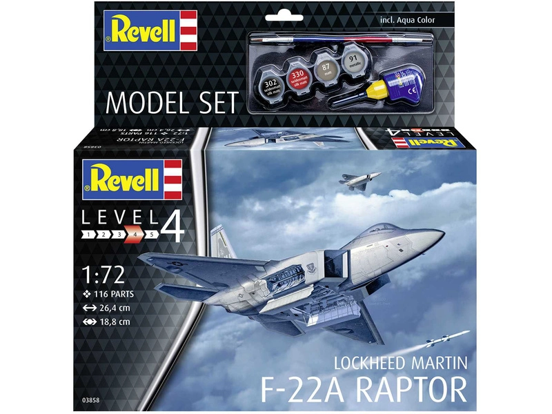 Revell Lockheed Martin F-22A Raptor (1:72) (súprava)