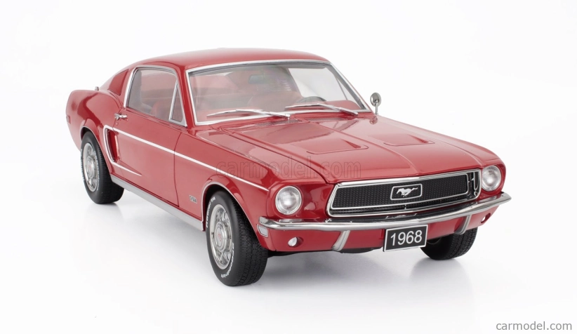 Ford usa Mustang Gt Fastback Coupe 1968 1:12 Červená