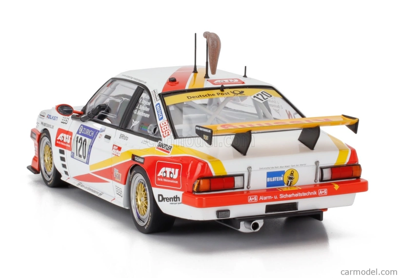 Werk83 Opel Manta Gt Team Kissling Motorsports N 120 24h Nurburgring 2018 Hans-olaf Beckmann - Peter Hass - Jurgen Schulten - Volker Strycek 1:18 Biela Oranžová Žltá