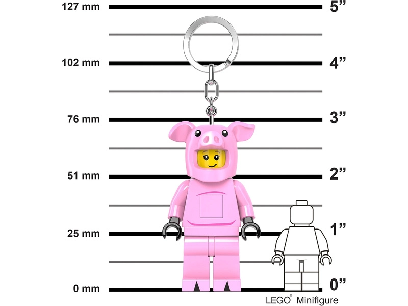 LEGO svietiaca kľúčenka – Prasiatko