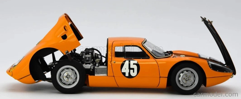 Cmc Porsche 904 Carrera Gts Ch.904-055 N 45 1000km Nurburgring 1964 Gerhard Koch - Ben Pon 1:18 červená