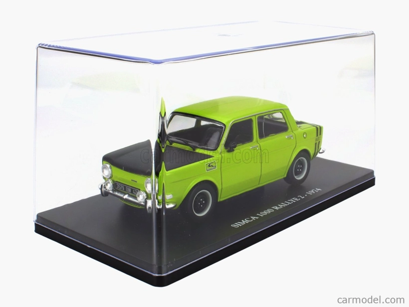 Edicola Simca 1000 Rally 2 1974 - Con Vetrina - S vitrínou 1:24 zelená čierna