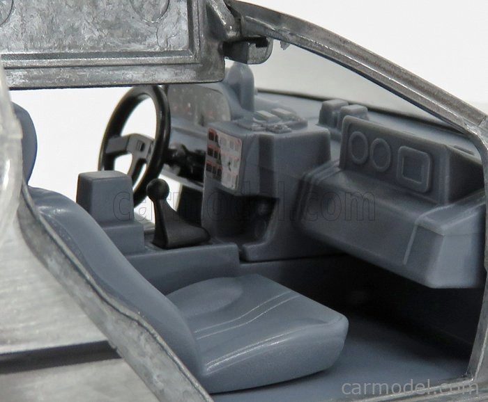 Jada De lorean Time Machine - Back To The Future 2 - Ritorno Al Futuro 2 - With Hoover Mode And Lights 1:24 Silver
