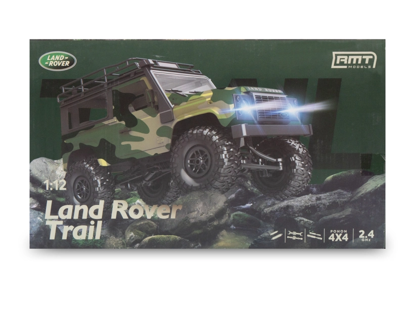 RC auto Land Rover Trail V2 1/12 RTR 4WD, biele + náhradná batéria | RCprofi.sk