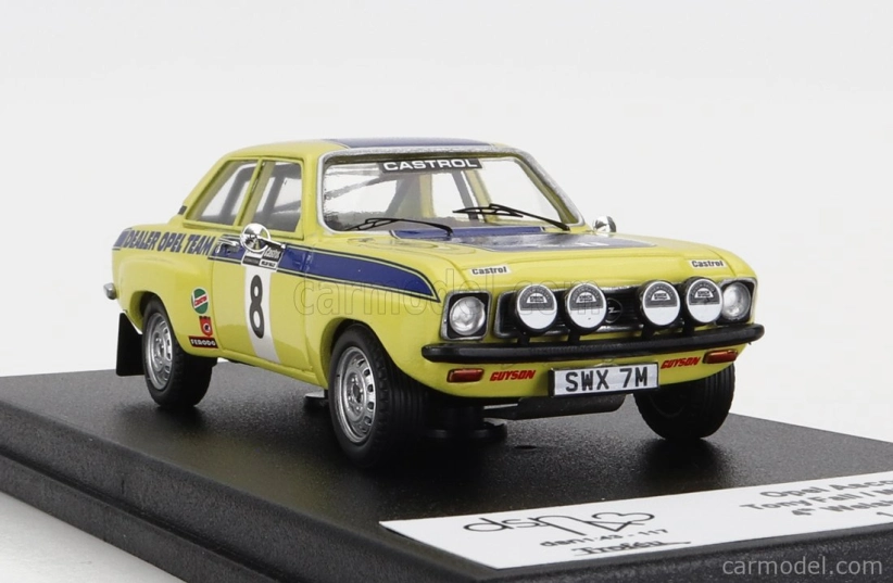 Trofeu Opel Ascona (night Version) N 8 Rally Welsh 1974 T.fall - M.broad 1:43 Žlutá Modrá