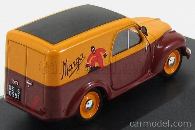 Edicola Fiat 500 C Van Furgoncino Marga 1950 1:43 žltohnedá