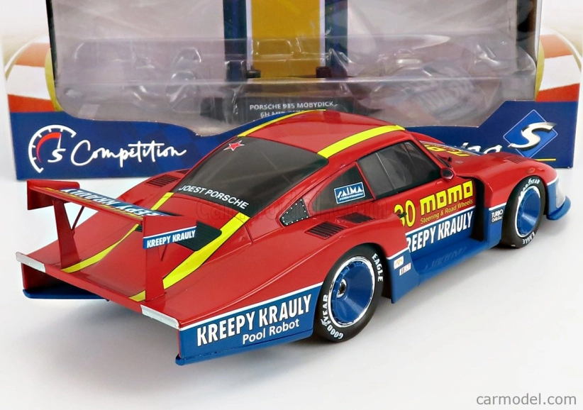 Solido Porsche 935 Moby Dick N 6h Mid Ohio 1983 1:18 Červená modrá