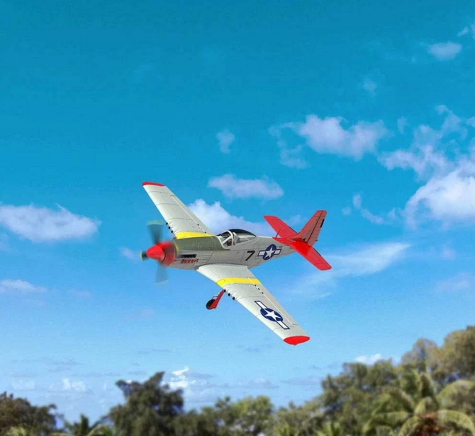 RC lietadlo Volantex Mustang P51D 750mm | RCprofi.sk