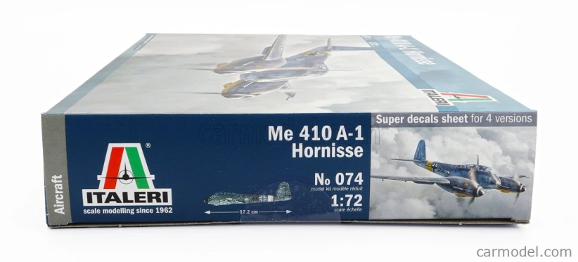 Italeri Messerschmitt Me 410 A-1 Military Airplane 1943 1:72 /