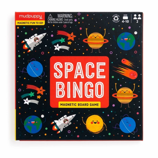Mudpuppy Magnetická desková hra vesmírné bingo