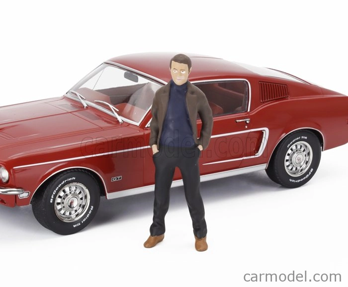 Kk-scale Figures Steve Man - Car Not Included 1:18 Modrá Černá Hnědá