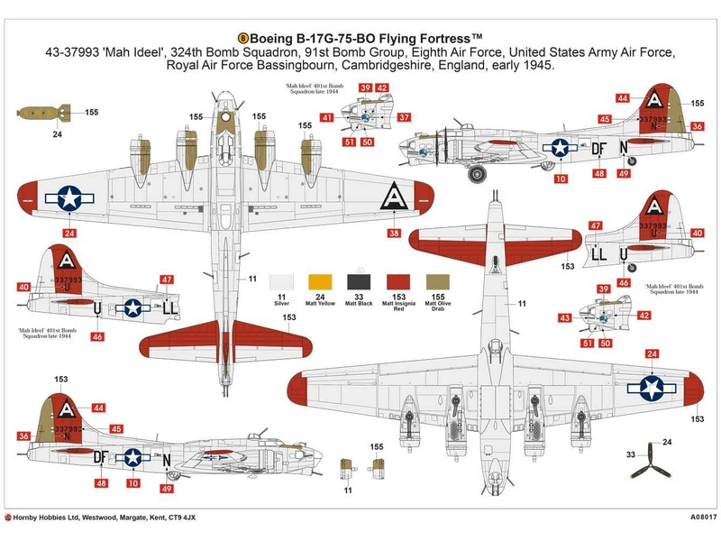 Airfix Boeing B17G Flying Fortress (1:72)