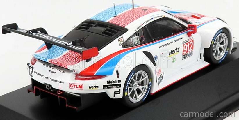 Ixo-models Porsche 911 991 Rsr Porsche Gt Team N 912 3rd Gtlm Class 24h Daytona 2019 Bamber - Jaminet - Vanthoor 1:43 Biela