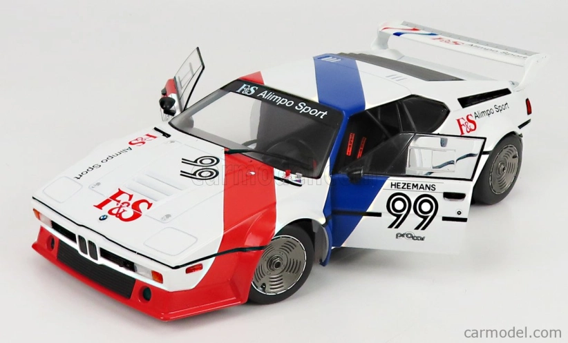 Werk83 BMW M1 Procar Team Bmw Motorsport N 99 Bmw M1 Procar Series 1979 Toine Hezemans 1:18 Biela červená modrá