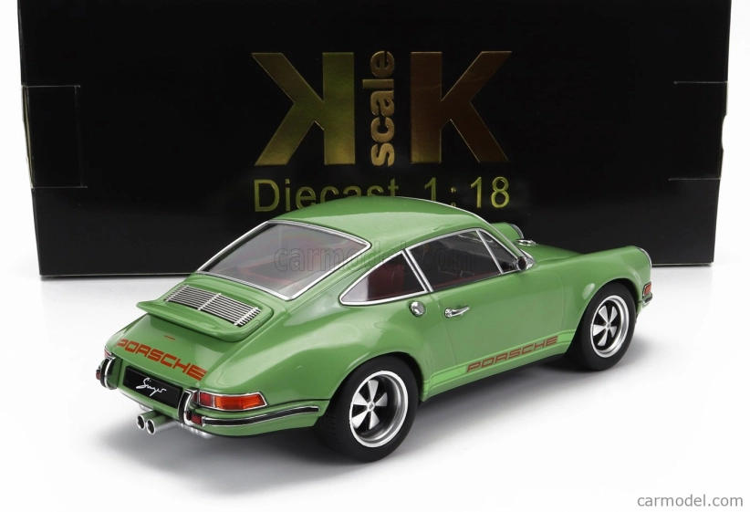 Porsche 911 by Singer Coupe 2014 v mierke 1:18 Zelená