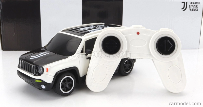 Mondomotors Jeep Renegade Futbalový klub F.c. Juventus 2017 1:24 biela čierna