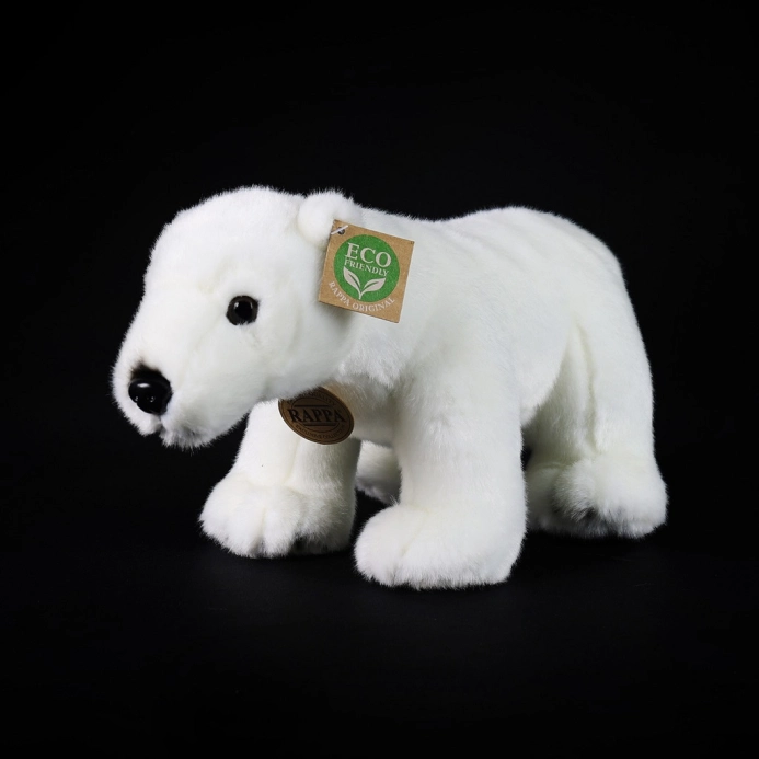 Rappa Plyšový ľadový medveď stojaci 30 cm ECO-FRIENDLY