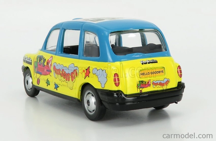 Corgi Austin London Taxi Lti Tx4 2014 - The Beatles 1:36 Žlutá Světle Modrá