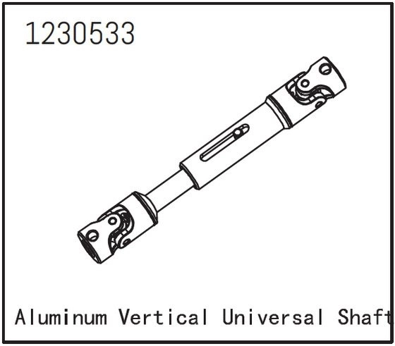 Aluminum Universal Shaft 110/125mm