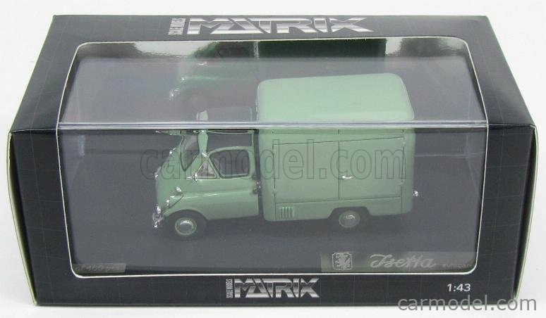 Matrix scale models ISO Isettacarro Furgone Van 1957 1:43 Zelená