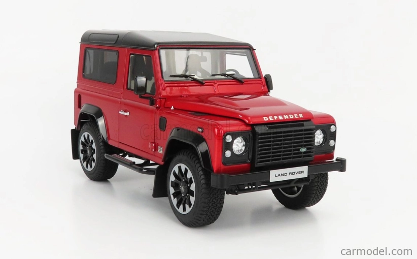 Lcd-model Land rover Defender 90 Works V8 70th Edition 2018 1:18 Red