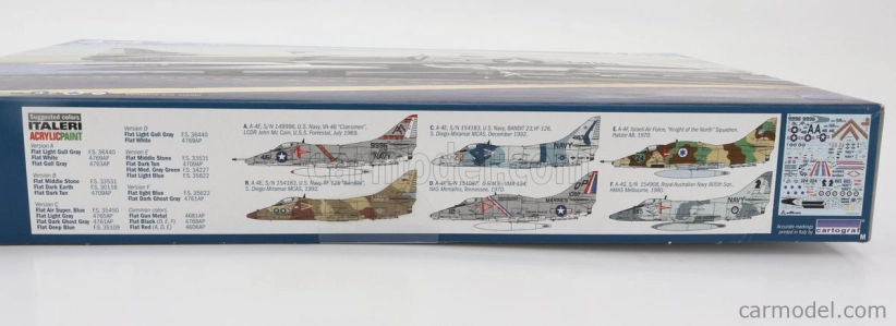 Italeri Mcdonnel douglas A-4 E/f/g/ Skyhawk Military Airplane 1955 1:48 /