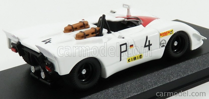 Najlepší model Porsche 908/02 Flunder N 4 2nd 1000km Nurburgring 1969 Stommelen - Herrmann 1:43 White