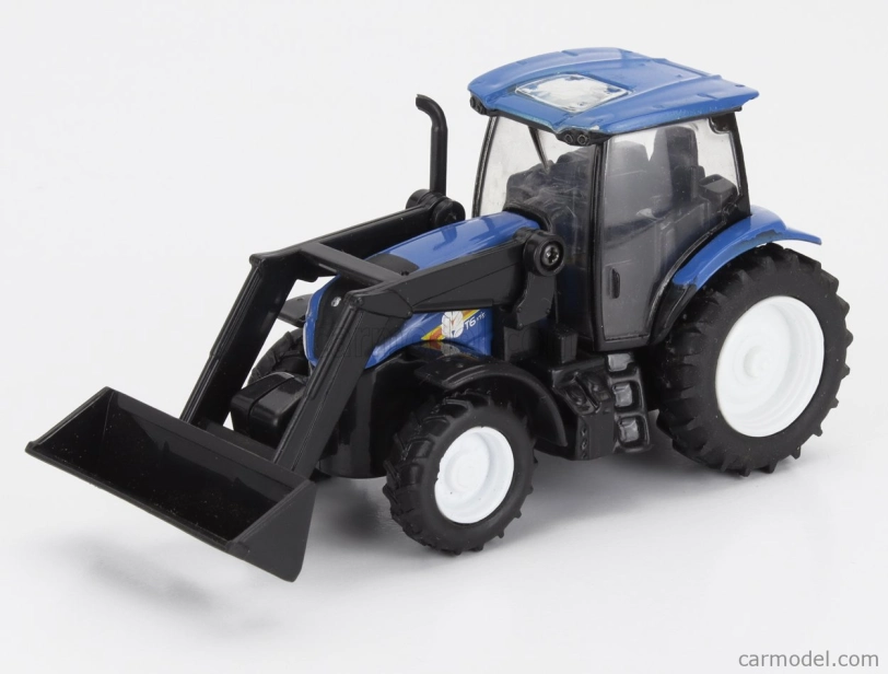 Newray Iveco fiat Daily Roll-off Pianale 2023 With New Holland T6.175 Tractor 1:36 Žlutá Modrá Černá