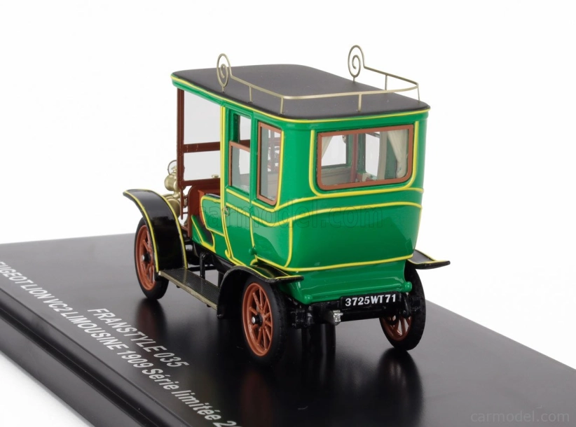 Franstyle Peugeot Lion Vc2 Limousine 1909 1:43 Zelená Černá